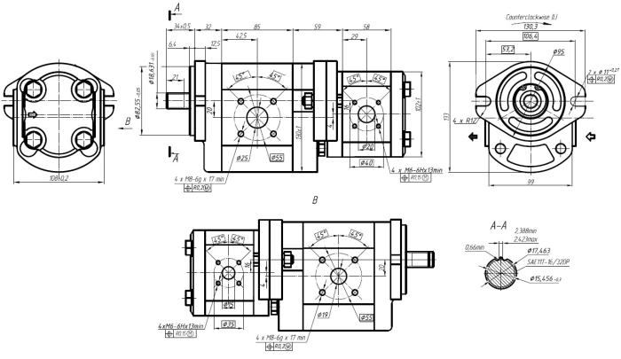 Насос GP2.5K28/2K11L-B431CC-F