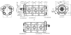 Насос GP2K11/2K8/2K6L-B231FFF-F