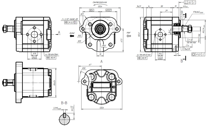 Насос GP2K11L-G221B-F