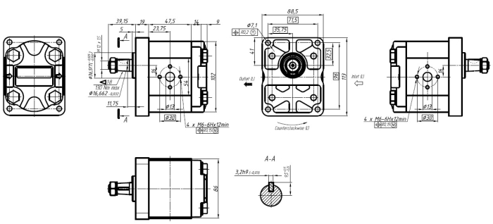 Насос GP2K4L-G261B